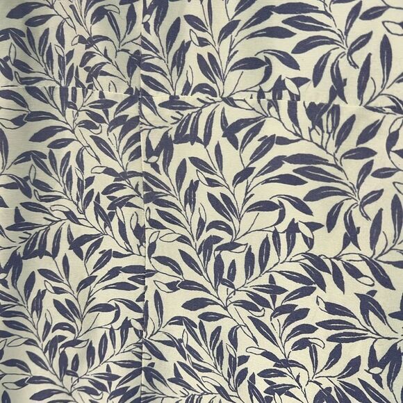 David Warren New York White and Blue Patterned Dress - Picture 2 of 6